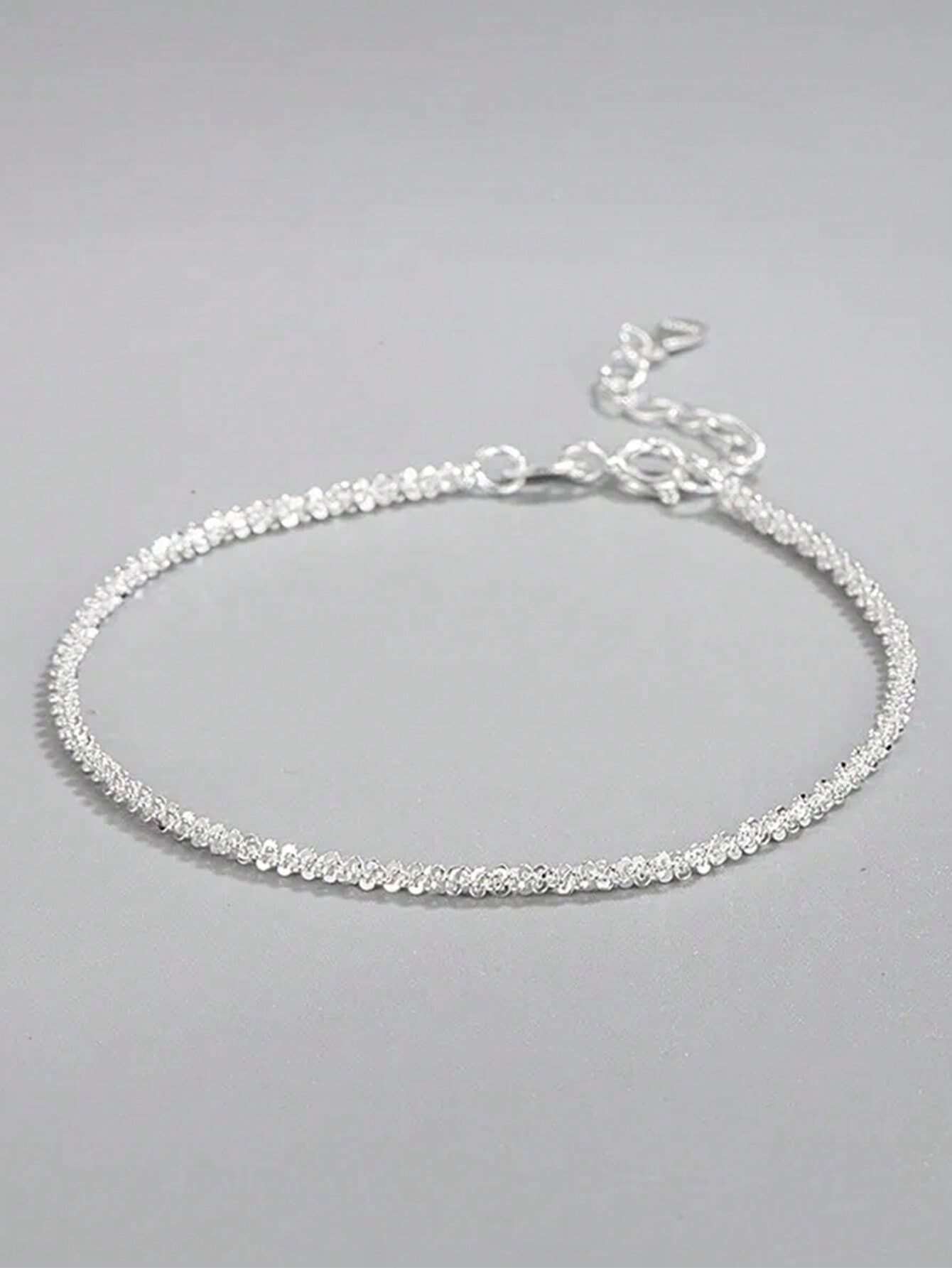 A s925 Sterling Silver Luxury Bracelet For Woman Daily Decoration Fine Bracelet