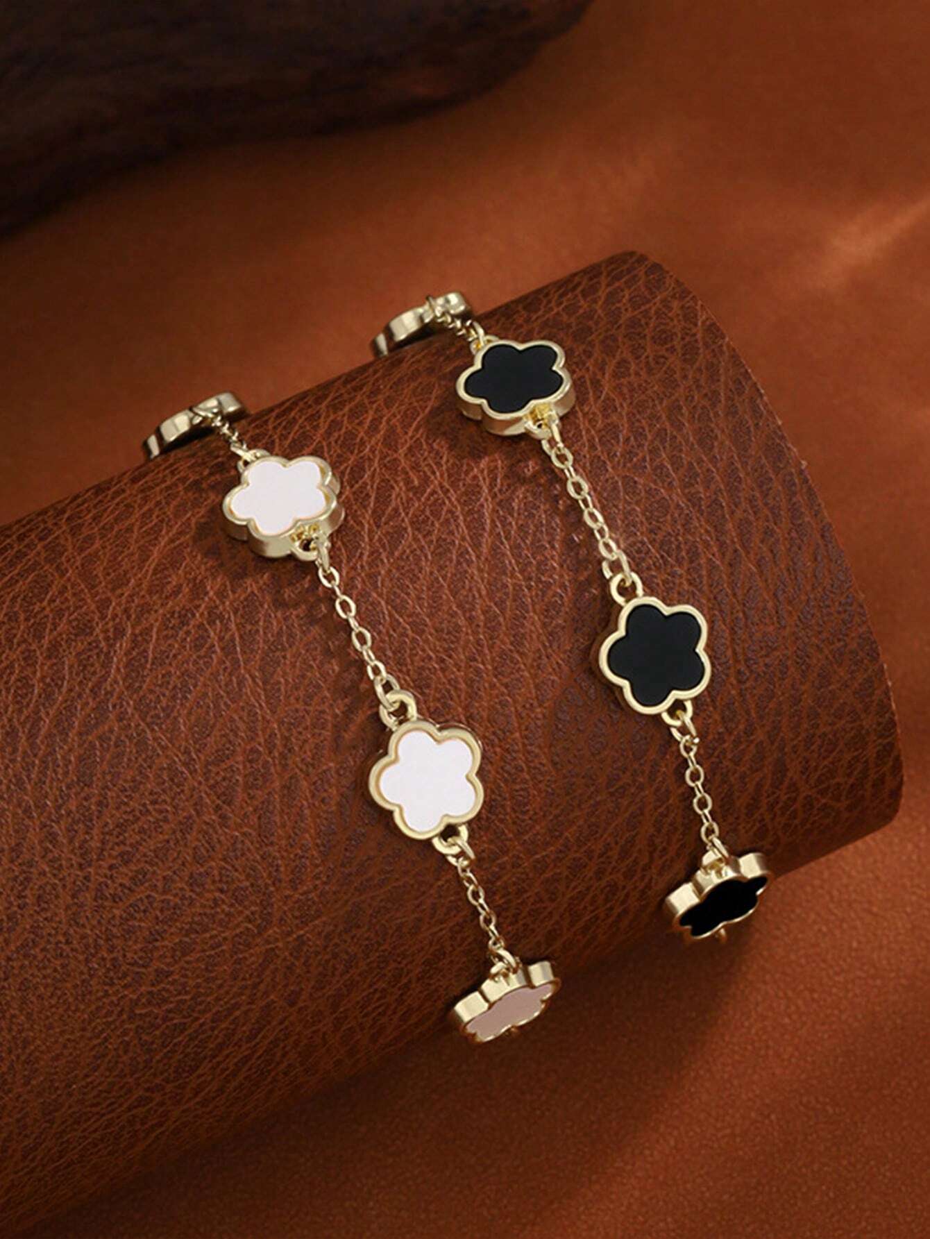 Stylever pc Cute Floral Bracelet Ladies Jewelery For Women 925 Sterling Silver Elegant Chain Bracelet Fine Jewelery Gift For Sisters Friendship