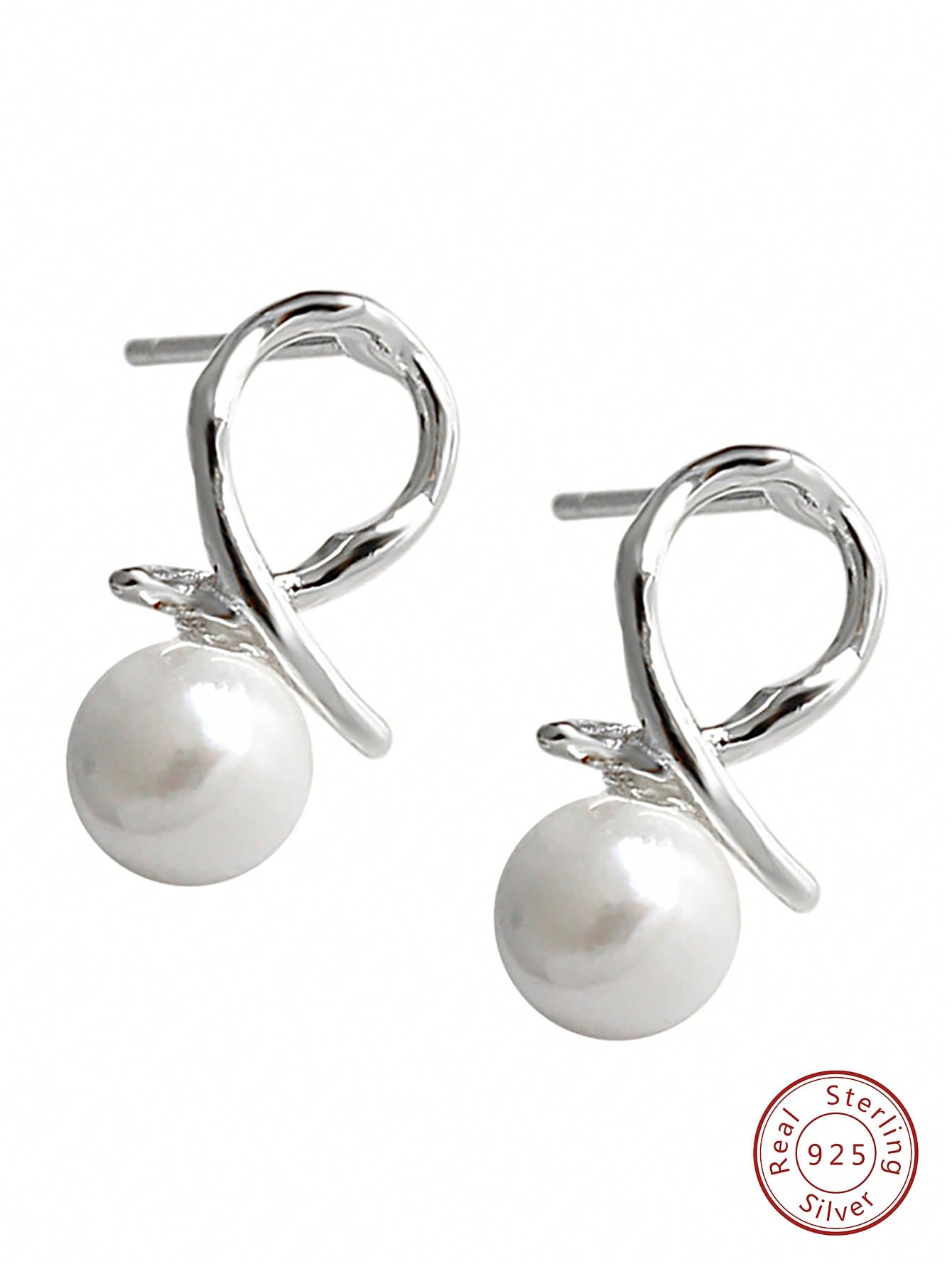 1pair Cultured Pearls Elegant Drop/Dangle Earrings For Women S925 Sterling Silver Fine Jewelry Dating Gifts