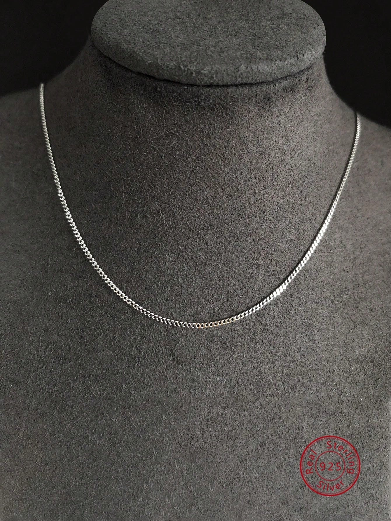 1pc Fashionable Minimalist Silver Necklace For Women For Gift