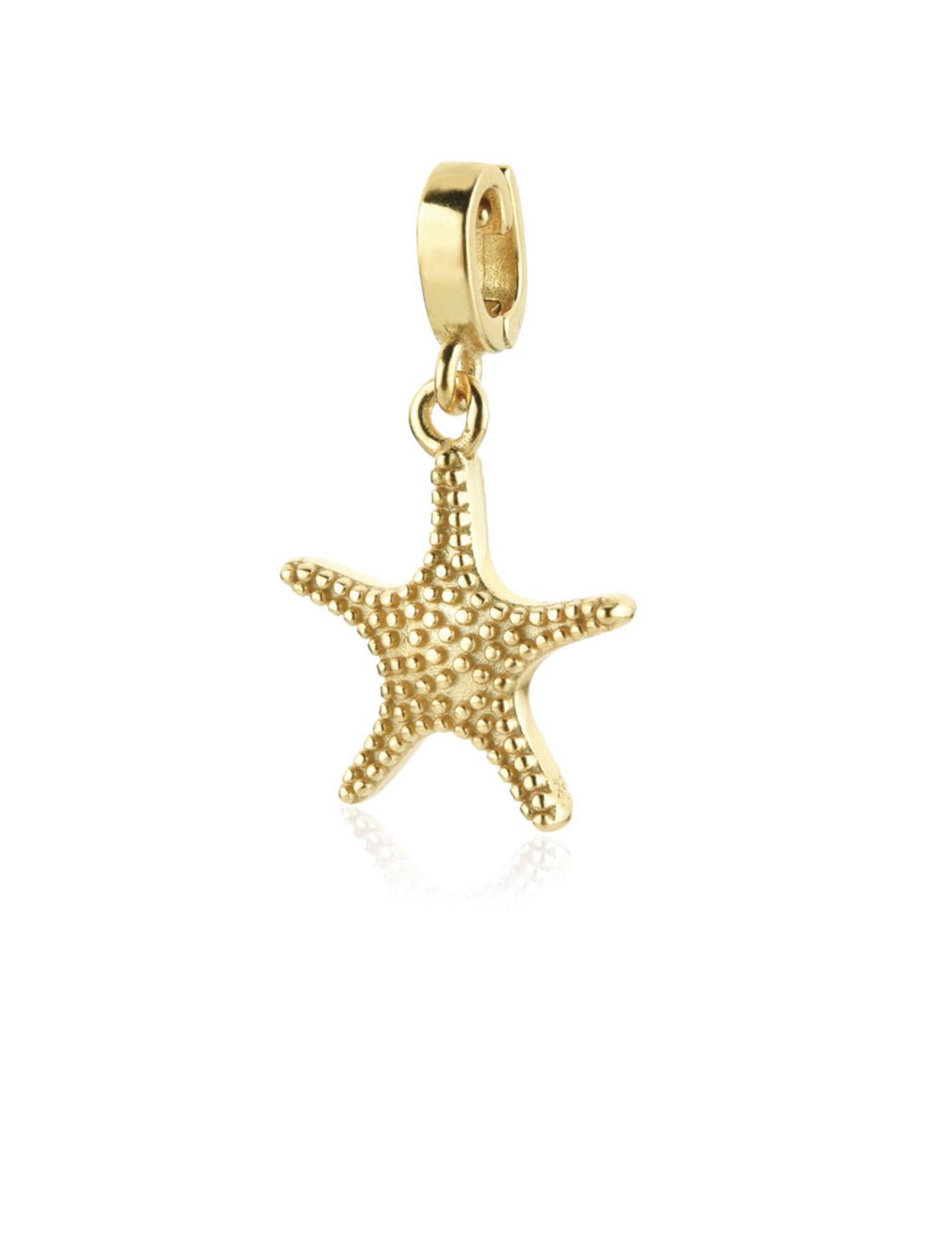 1pc Fashion Sterling Silver Starfish Design Pendant For Women For Birthday Gift