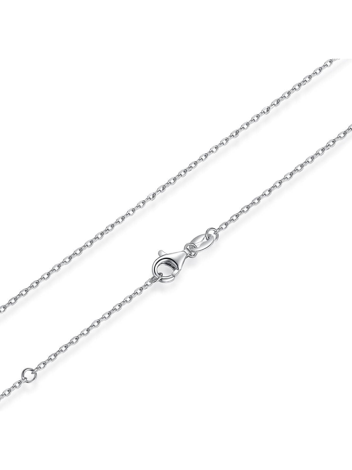 Fashionable Adjustable 925 Silver Collarbone Chain, Single Naked Chain