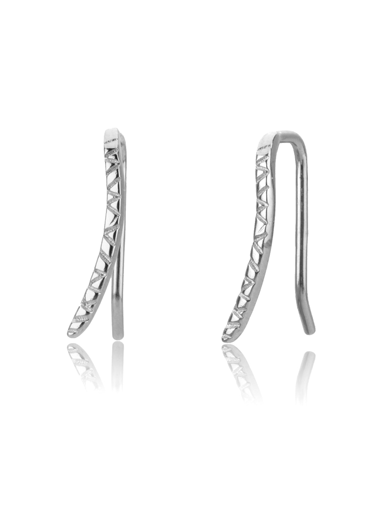 1pair Elegant & Fashionable 925 Silver Minimalist Style Ladies' Clip Earrings For Engagement, Party & Anniversary Gift