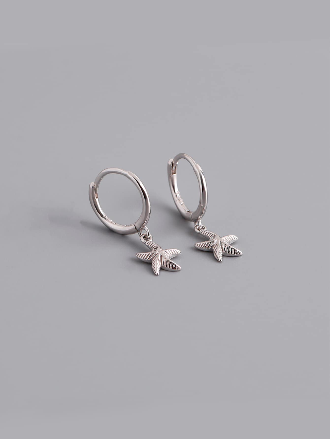 1 pair of summer starfish s925 sterling silver earrings earrings earrings earrings