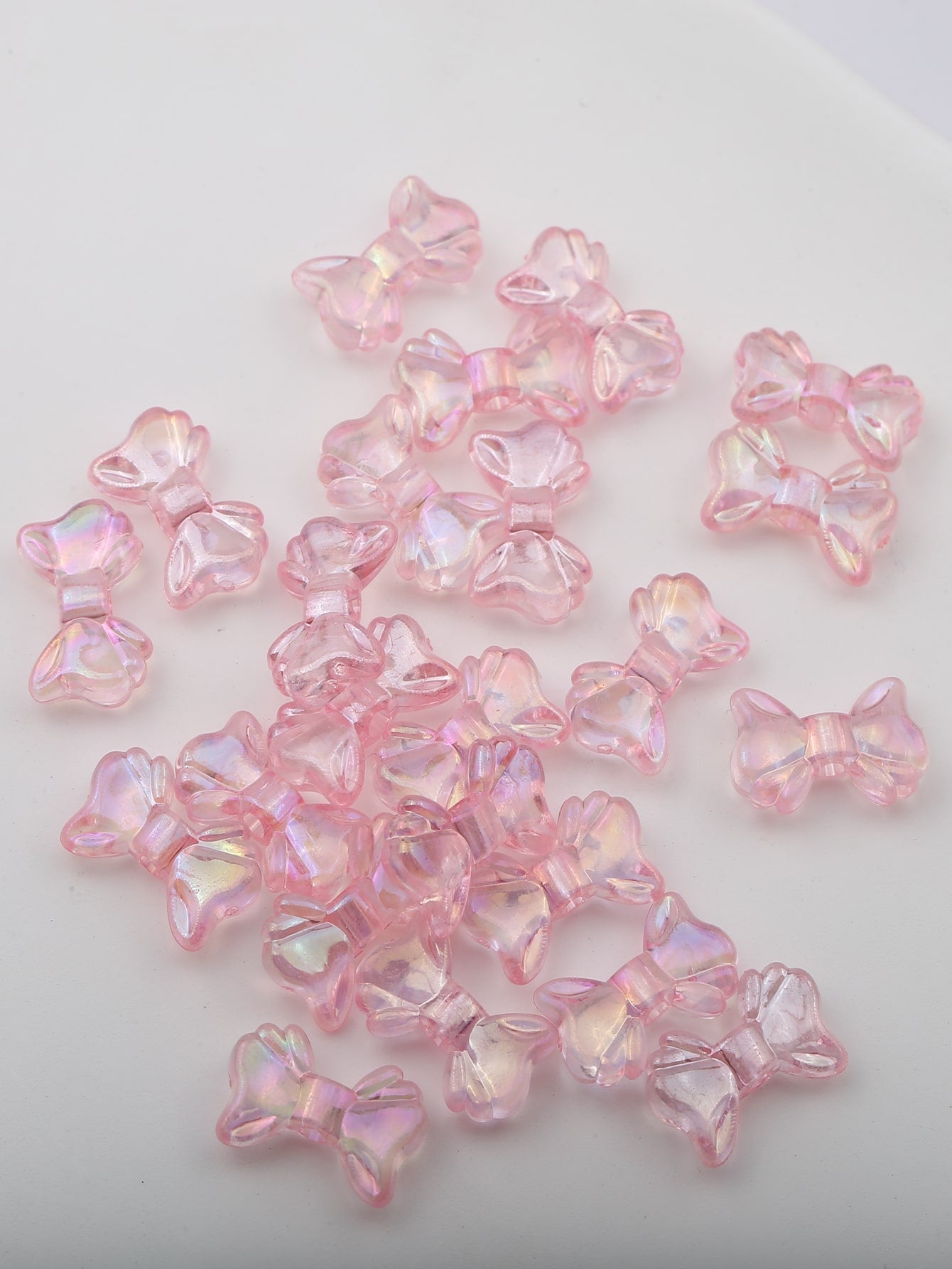 Mini Cute Pink Bow Bead For Diy Jewelry Making-Pink-1