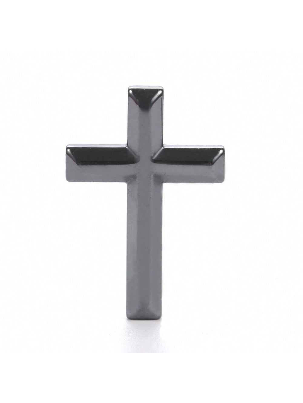 1 pc Natural Hematite Stone Cross Charm Pendant Spacer Beads For Jewelry Making DIY Bracelet Necklace-cross-1