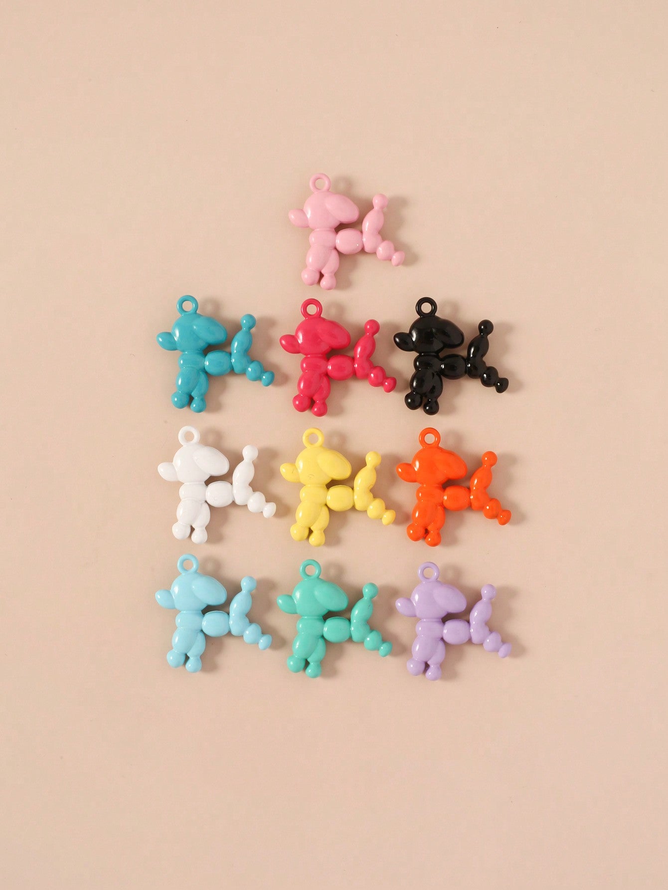 10pcs Diy 3d Colored Bubble Dog-Multicolor-1