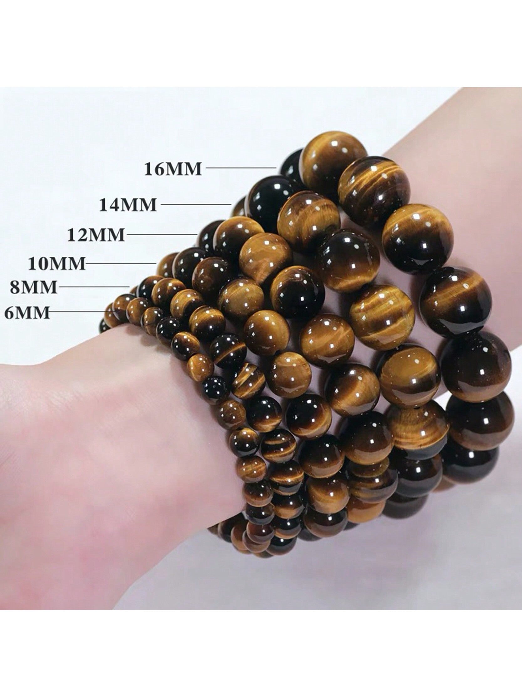 Tiger Eye Round Beads & Loose Beads For Diy Jewelry Making--1