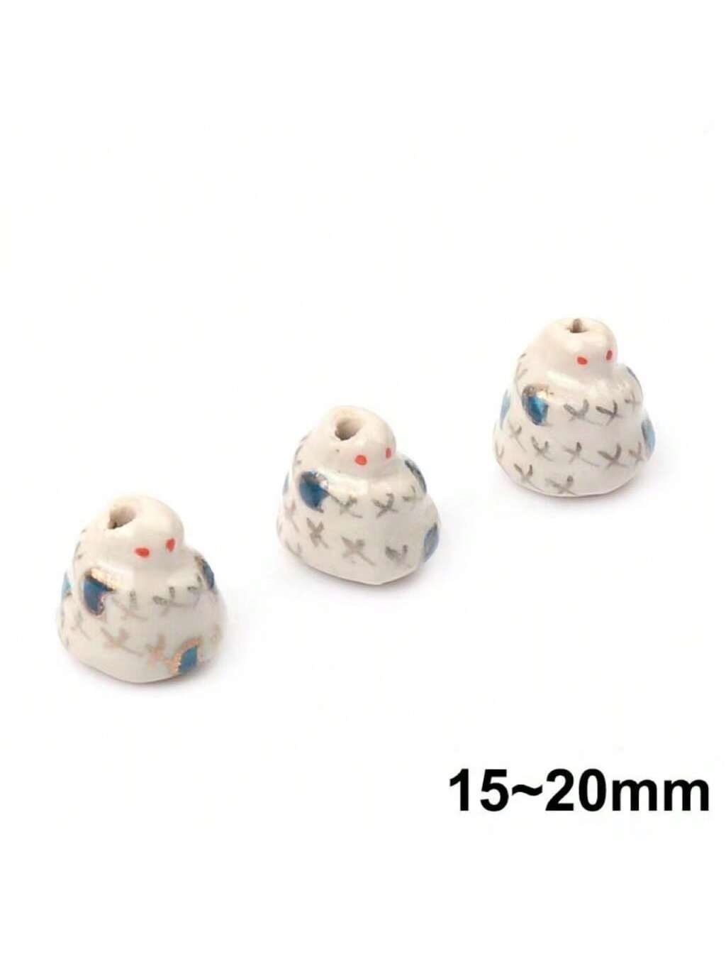 Chinese Zodiac Animal Shaped Ceramic Beads With Hole For Diy Necklace & Bracelet Making--1