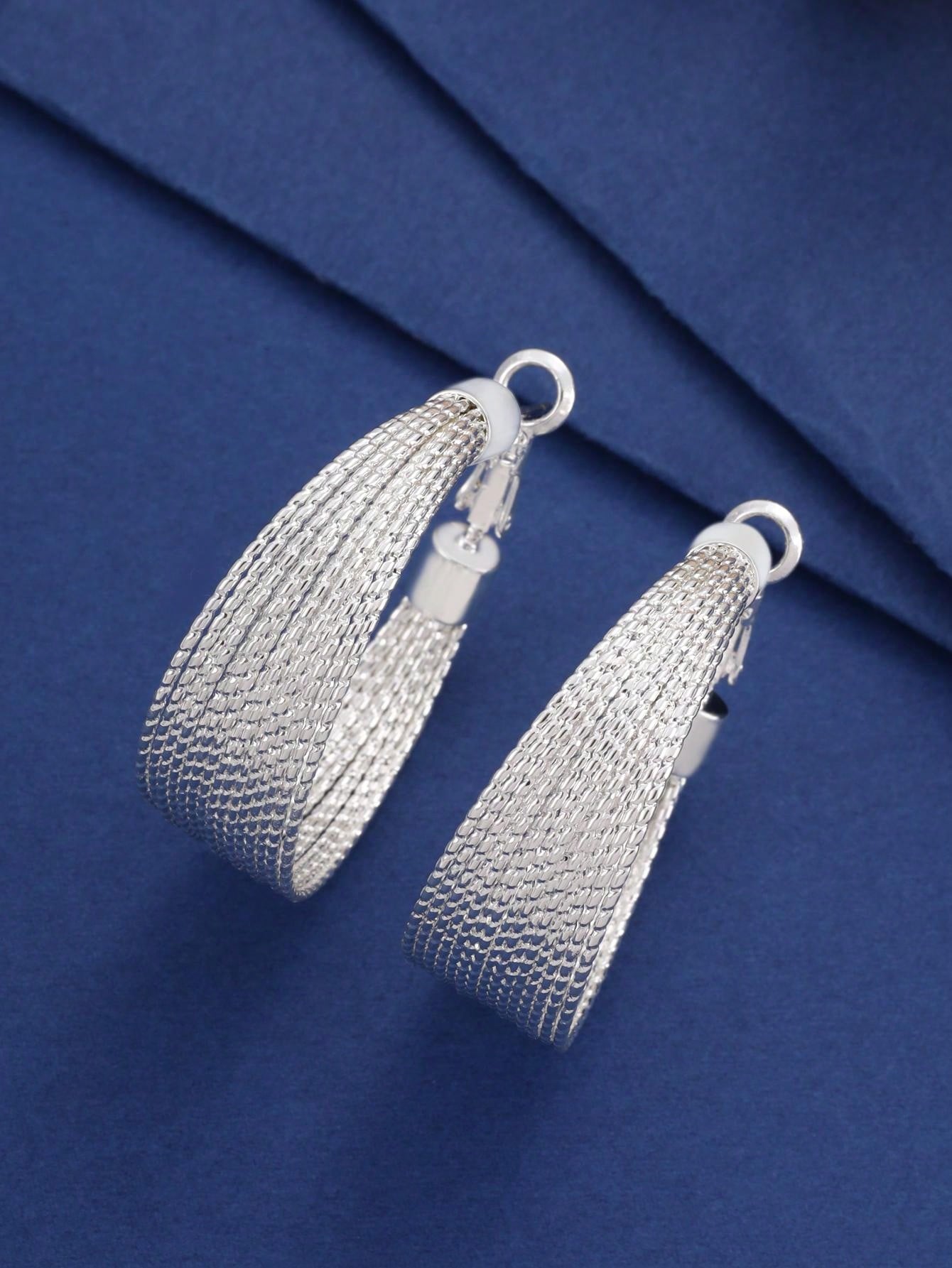 Youhan▕ 1pair Fashionable And Elegant Tassel Copper Earrings For Women, Perfect For Valentine's Day Gift-White-1